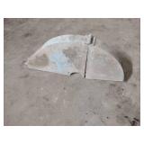 Concrete Slab Saw Blade Guard, 36"...