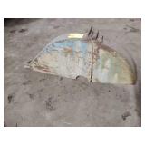 Concrete Slab Saw Blade Guard, 36"...