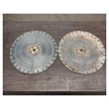 (2) Diamond Blades, 18"x.155, Fits ...