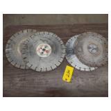(4) 14" Diamond Saw Blades...