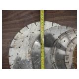 (7) Assorted Diamond Saw Blades...