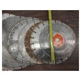 (7) Assorted Diamond Saw Blades...