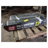 (3) Rolls Grip Tite Poly Sheeting, ...