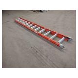 Werner Fiberglass Extension Ladder,...