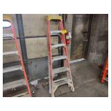 Werner Fiberglass Step Ladder, 6