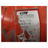 CM Valustar Model WL 1 Ton Electric...