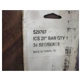 ICS Concrete Chainsaw Bar, 20"...