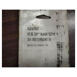 ICS Concrete Chainsaw Bar, 20"...