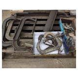 Bench Grinder & C-Clamps...