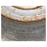 2 trailer tires and rims