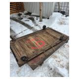 heavy warehouse or shop cart