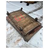 heavy warehouse or shop cart