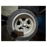4 alloy rims and tires cool old rims