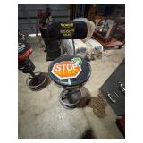 Shop Stool with Back Rest