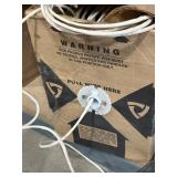 Box of wire, Air Hose and Trouble Light