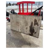 heavy warehouse or shop cart