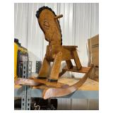 Wood Rocking Horse
