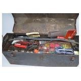 Metal Tool Box w/electrical items