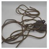 Vintage Pullys with Rope