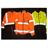3 Hi-Vis Hoodies/Jacket