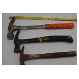 3 Claw Hammers