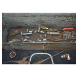 Metal Tool Box with tools
