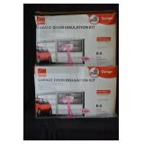 Garage door insulation