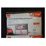 Garage door insulation