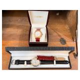 Stauer Wristwatch Set with Two Watches and Extra Leather Strap