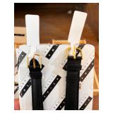 Set of 2 Perry Ellis America Quartz Watches with Black Bands