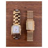 Coach Gold Tone Quartz Watch and Pierre Cardin Gold Tone Quartz Watch with Storage Bags