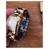 Coach Gold Tone Quartz Watch and Pierre Cardin Gold Tone Quartz Watch with Storage Bags