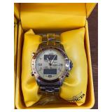 Set of 2 Invicta Stainless Steel Chronograph Watches in Boxes