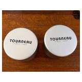 Set of 2 Tourneau Swiss Made Wristwatches with Leather Bands