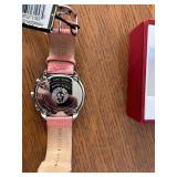 Anne Klein Swiss Pink Leather Chronograph Watch with Box