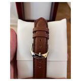 Set of 2 Yema Quartz Chronograph Watches with Leather Bands in Boxes