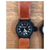 Lot of 2 Vintage Watches: Soviet CCCP and Energizer Bunny with Flag Pin