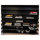 Set of 2 Chevrolet Corvette 50 Years Display Racks with Diecast Models
