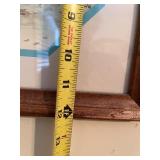 Set of 2 Framed Religious Artworks: Footprints Poem & Madonna with Child