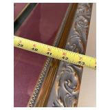 Framed Print of Classic Gallery Interior Scene with Ornate Frame, 42 x 36 Inches