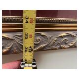 Framed Print of Classic Gallery Interior Scene with Ornate Frame, 42 x 36 Inches