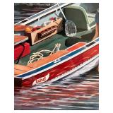 Framed Ken Zylla "Lakefront Treasury" Limited Edition Print 3847/9600