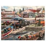 Framed Ken Zylla "Lakefront Treasury" Limited Edition Print 3847/9600