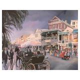 Harbour Nights Framed Art Print by P. Carista 1994