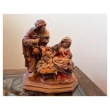 Hand-Painted Nativity Scene Figurine Set