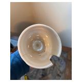 Ceramic Lighthouse Tealight Holder with Floral Accents, 8-inch