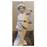 Set of 4 Chinese Ceramic Figures with Colorful Detailing