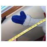 Large Holiday Snowman, with Lights, Indoor/Outdoor Decoration 57 Inches Tall