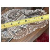 Cut Glass Crystal Tableware Collection with Vase and Dishes