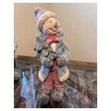 Set of 4 Decorative Snowman Figurines Holiday Collectibles